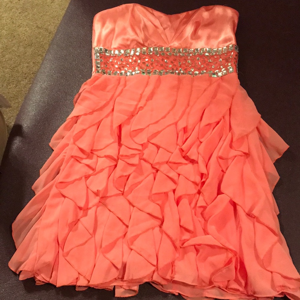 Strapless Formal Dress- Great for Weddings!